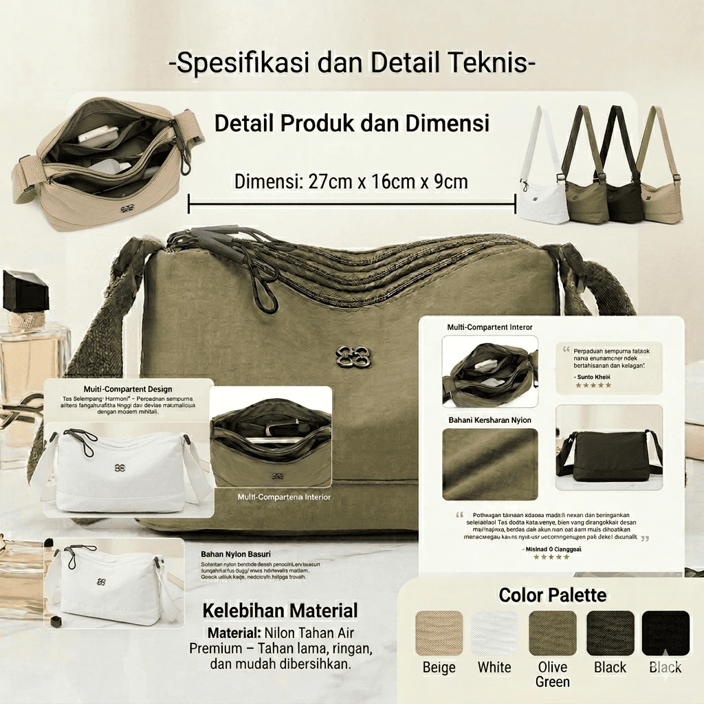 Tas Slempang Harmoni 88