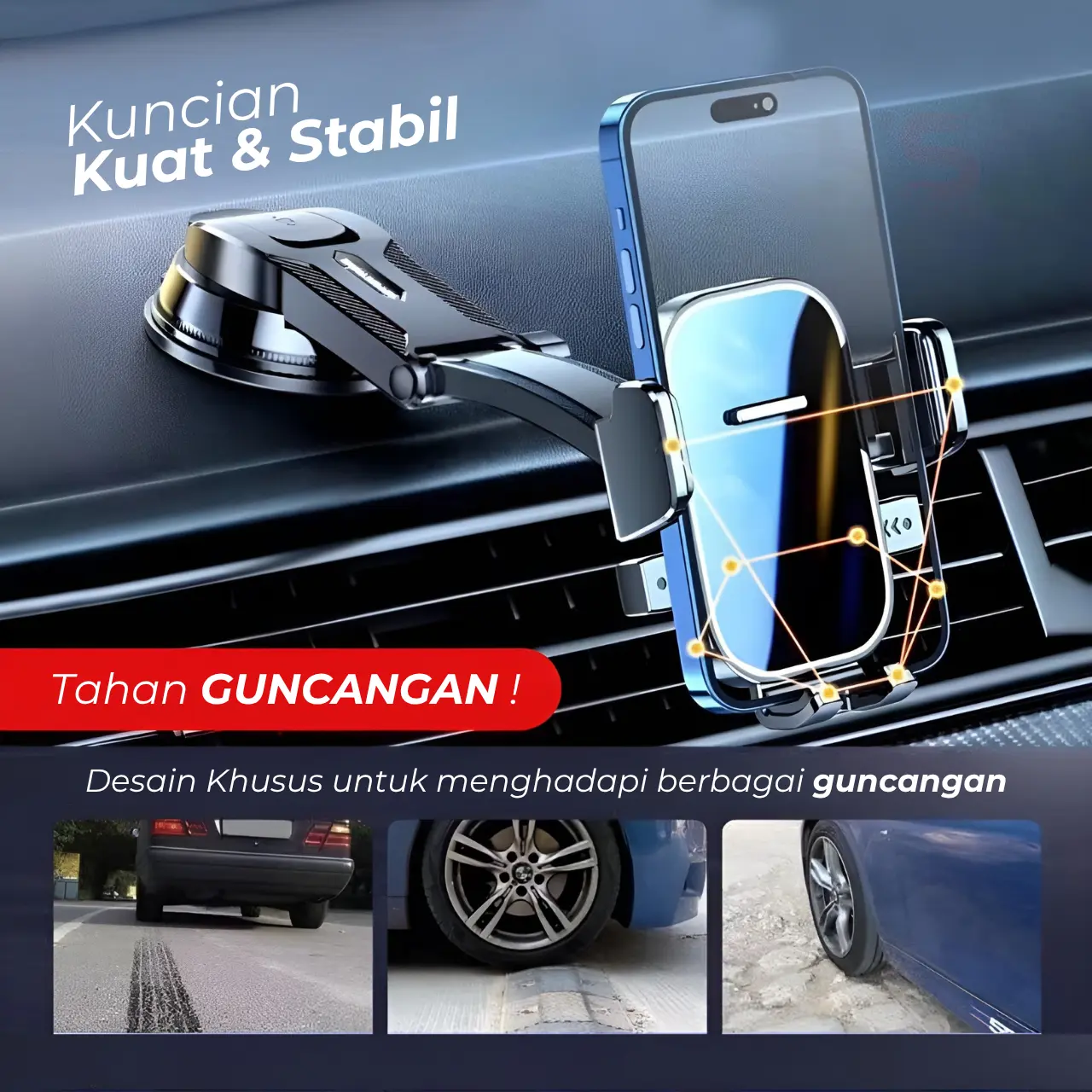 Holder Mobil Tempel Magnetic